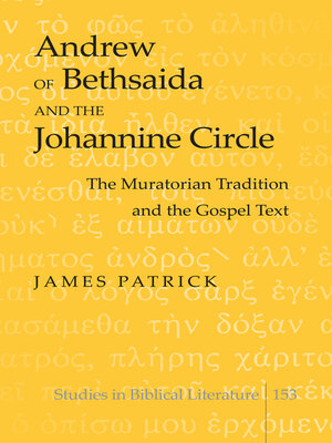 cover image of Andrew of Bethsaida and the Johannine Circle